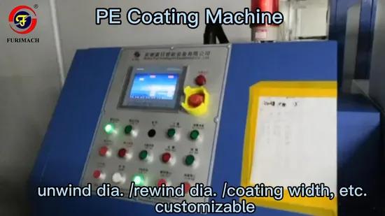 Machine de revêtement PE (polyéthylène) Machine de fabrication de films protecteurs