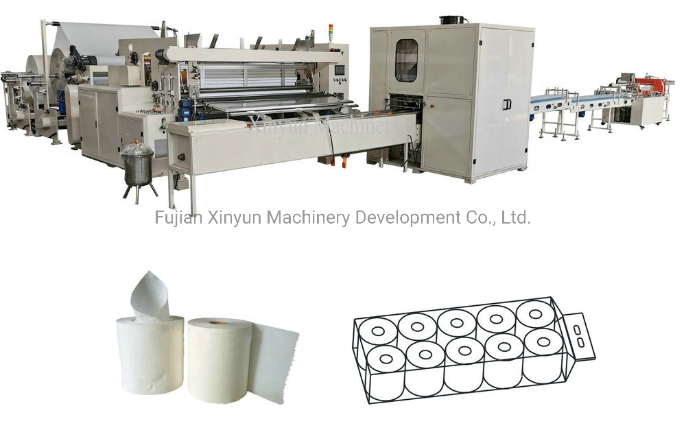 Automatic Rewinding Small Toilet Roll Tissue Paper Making Machine Price