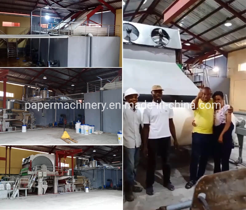 1880 High Speed Jumbo Roll Toilet Tissue Paper Making Machine